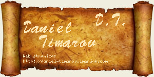 Daniel Timarov vizit kartica